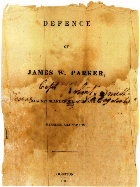 Click to Read PDF Defence of James W. Parker